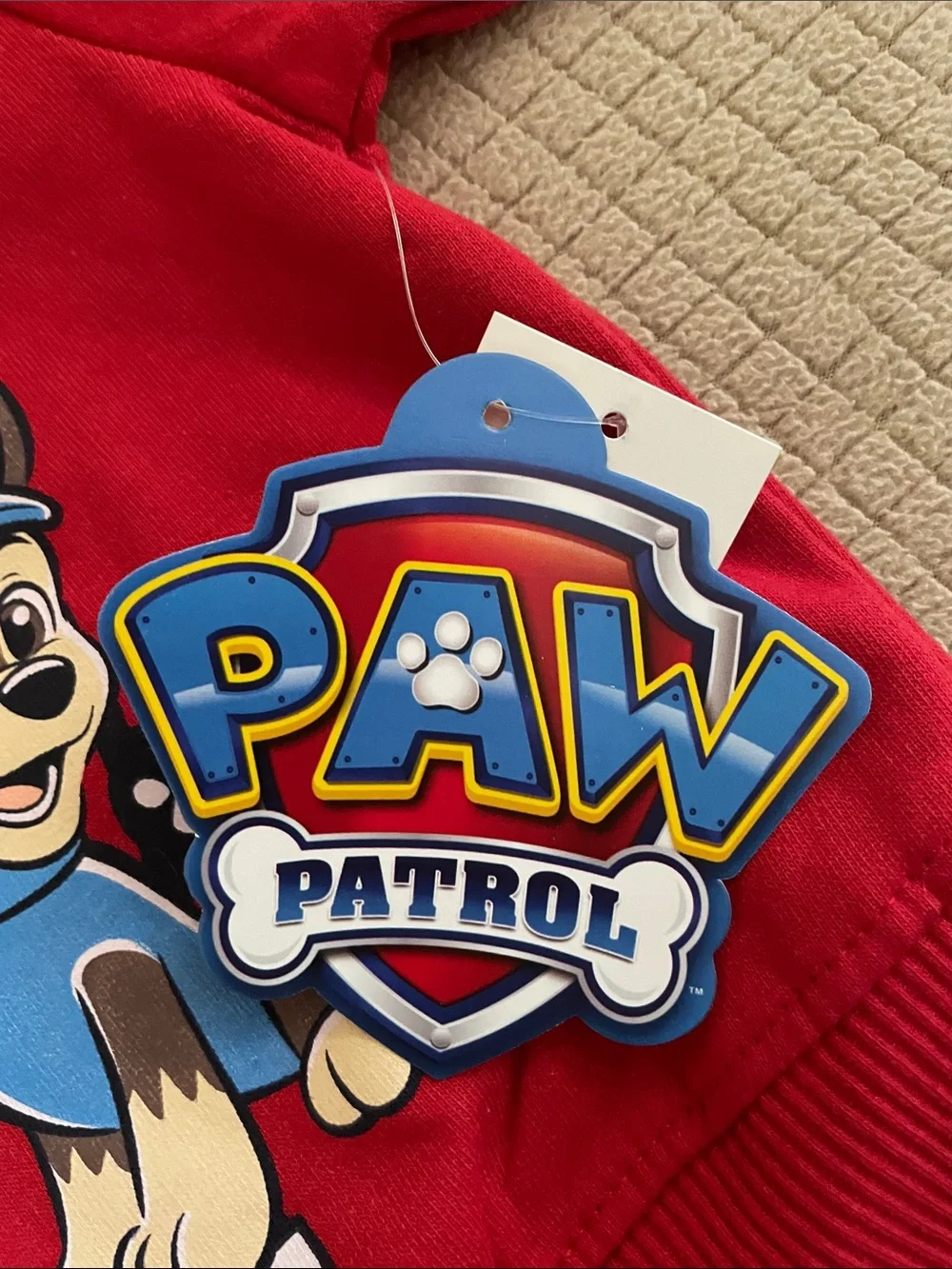 Paw Patrol Red Hoodie with Navy and Red Joggers 12Mo. NWT!